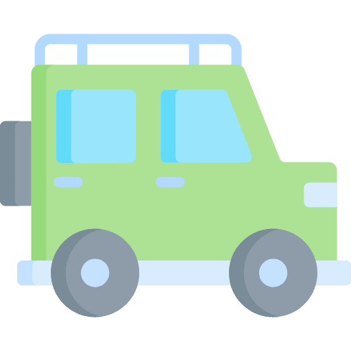 Suv car adventure transportation automobile icon