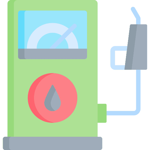 Gas station fuel industry gasoline icon