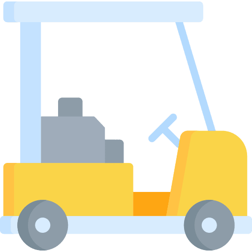 Golf cart car golf cart drive icon