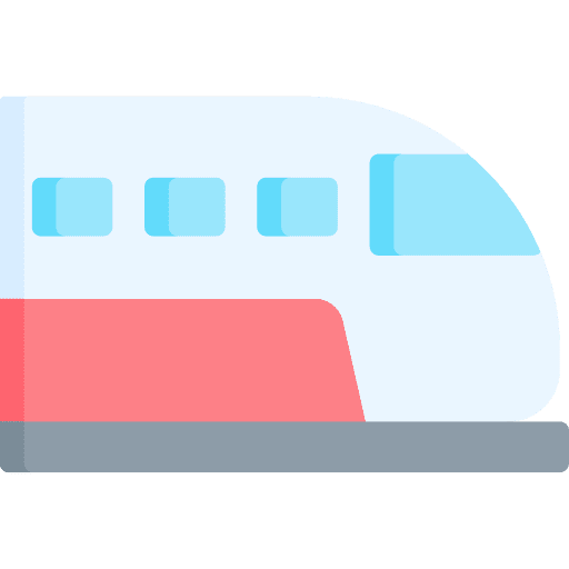 Train transportation railway transport icon