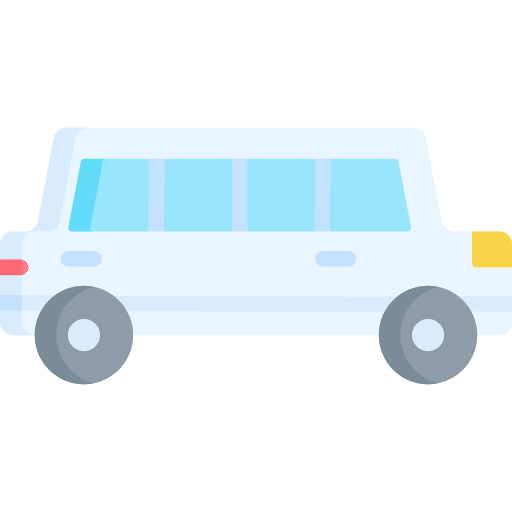 Limousine vehicle transport limousine icon