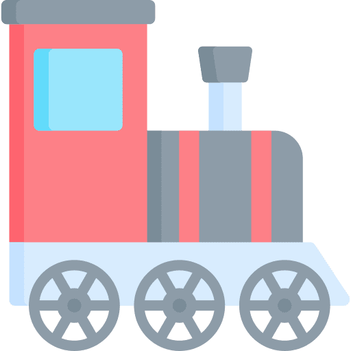 Locomotive transportation transport train icon