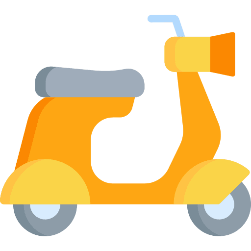Scooter transport scooter motorcycle icon