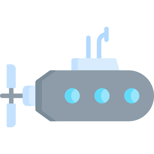 Submarine ship nautical automobile icon