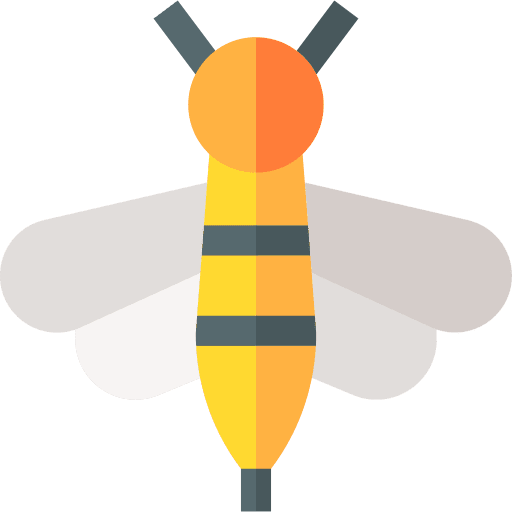 Bee animal kingdom insect wasp icon