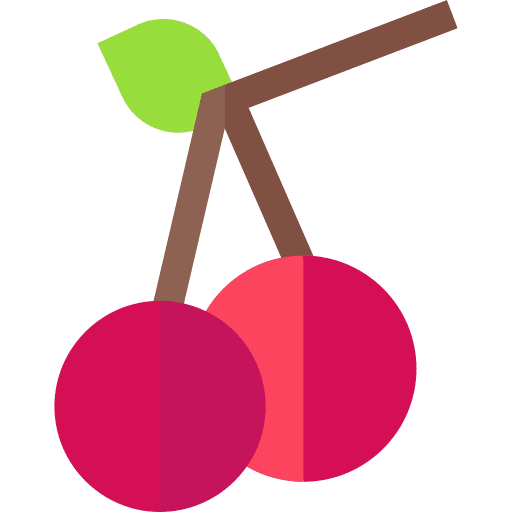Cherry cherry food and restaurant food icon