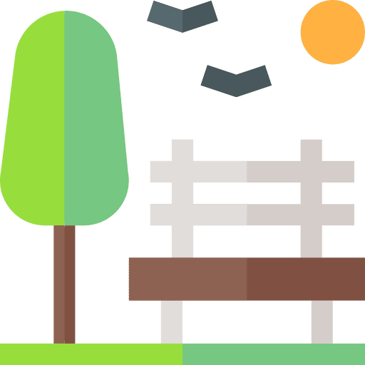 Park outdoor environment outside icon