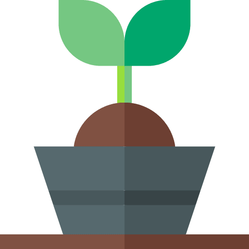 Plant pot plant pot farming and gardening growing icon