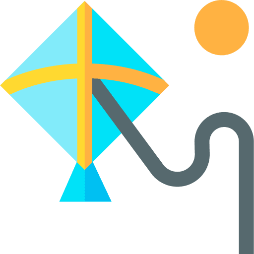 Kite kite leisure spring icon