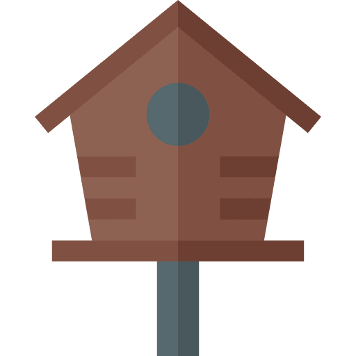 Bird house animals bird house season icon