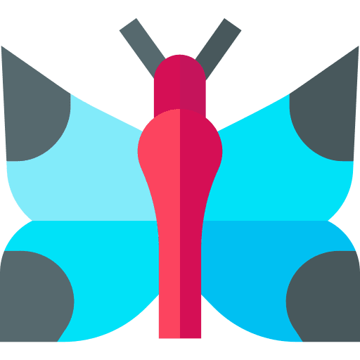 Butterfly spring butterfly wild life icon