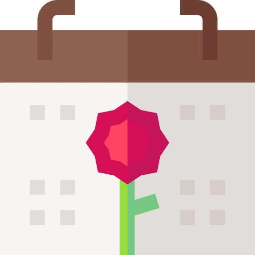 Spring spring calendar time and date calendar icon