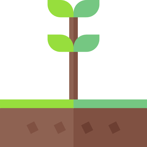 Sprout growing flora nature icon