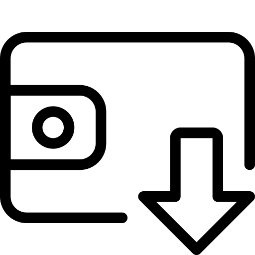 Download download deposit wallet icon