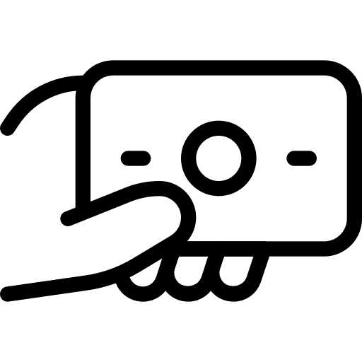 Credit card hands and gestures credit card pay card icon