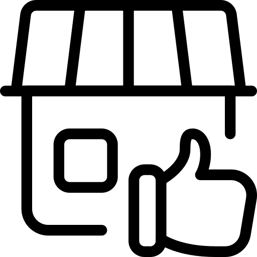 Like commerce and shopping social media ecommerce icon