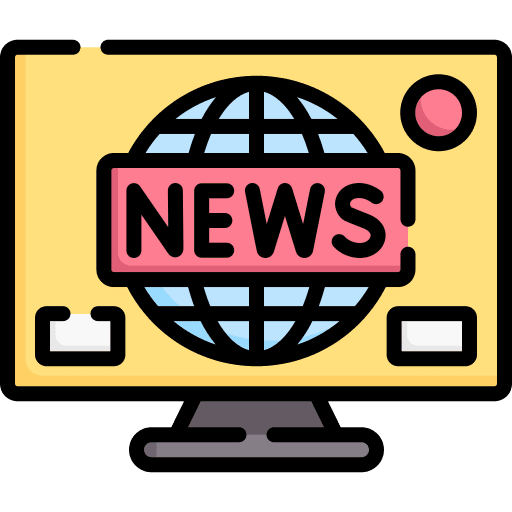 News news television tv screen icon