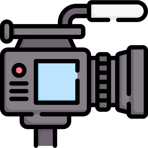 Tv camera television record broadcast icon