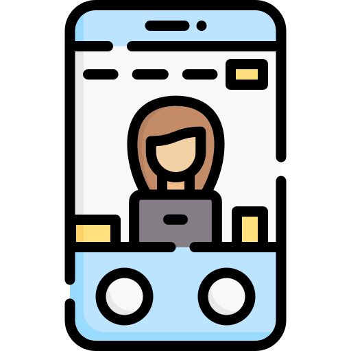 Smartphone mass communications smartphone icon