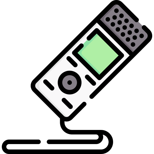 Voice recorder radio ui voice recorder icon