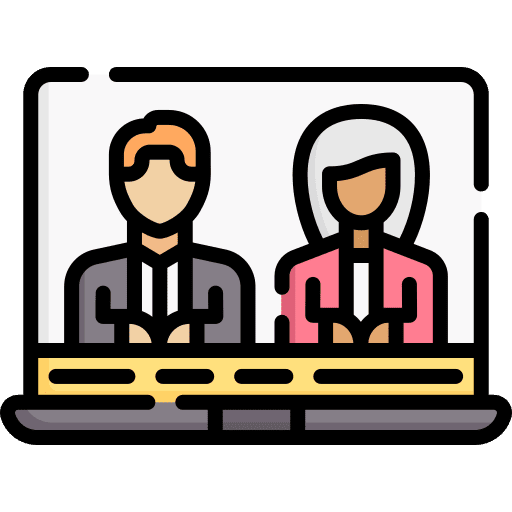 News professions and jobs journalism news anchor icon