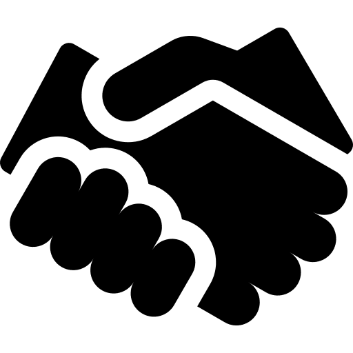 Deal business reconciliation agree icon