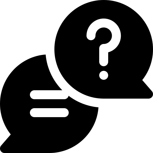 Question problematic inquiry doubts icon