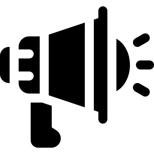 Megaphone megaphone electronics promoter icon