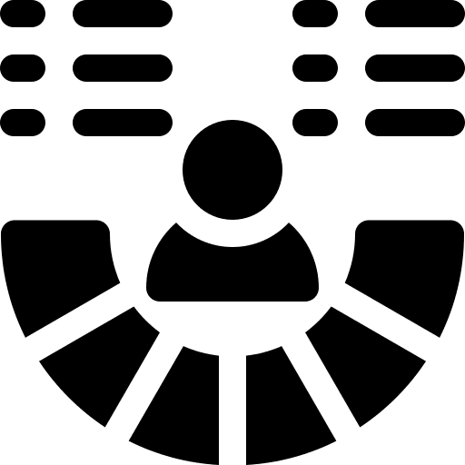 Skills multi skilled user decisive icon