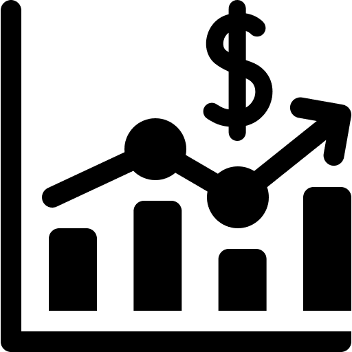 Bar chart analytics business bar chart icon