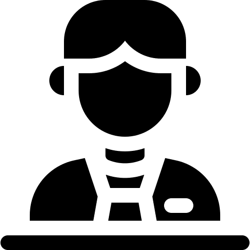 Commentator avatar people man icon