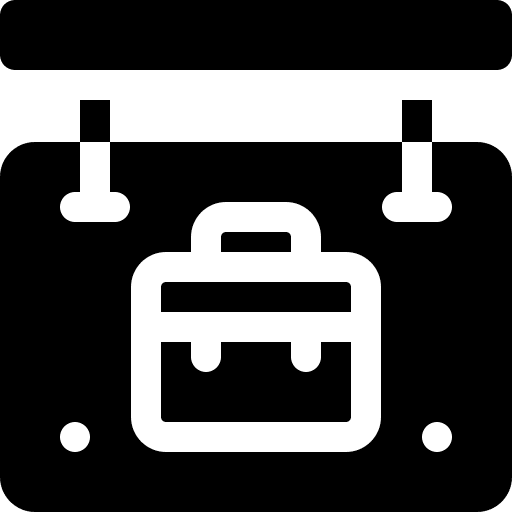 Hiring human resources briefcase business icon