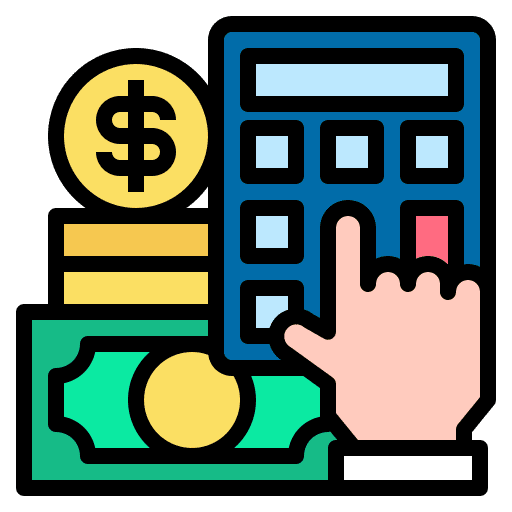 Management hand business management icon