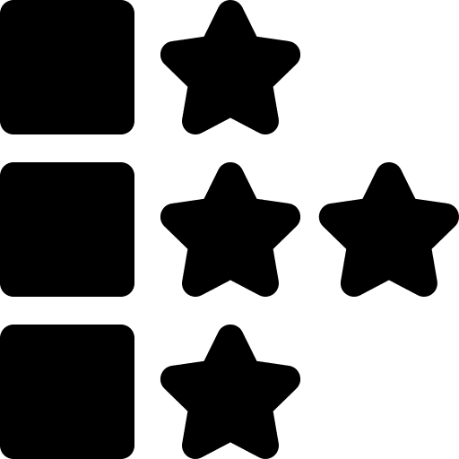 Rating marketing stars rating icon