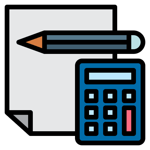 Bookkeeping business report bookkeeping icon