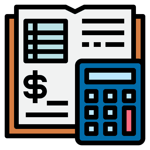 Book business and finance book finance icon