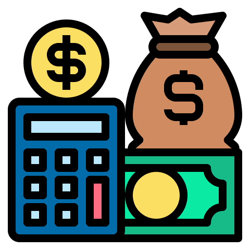 Calculator expense business and finance finance icon
