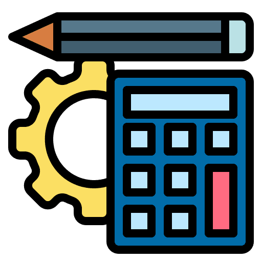 Calculator financial accounting calculator icon
