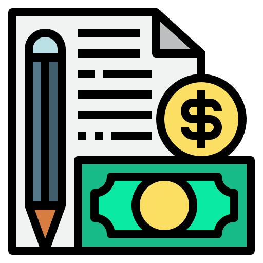 File file expenses accounting icon