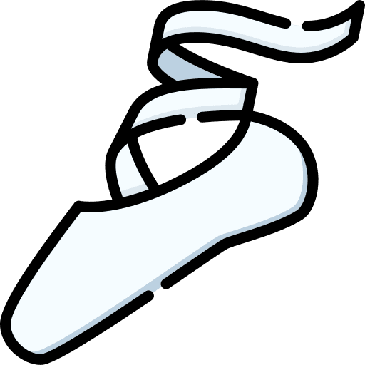 Ballet ballet ballet flats dancer icon