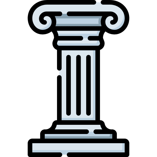 Column greece monument art icon