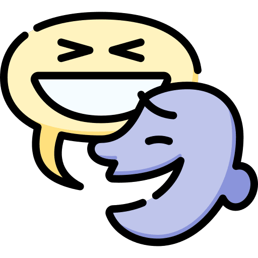 Comedy entertainment communications people icon