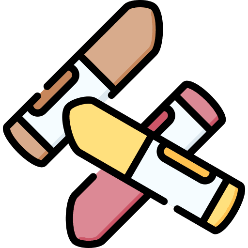 Pastel pencil crayons pencil pastels icon