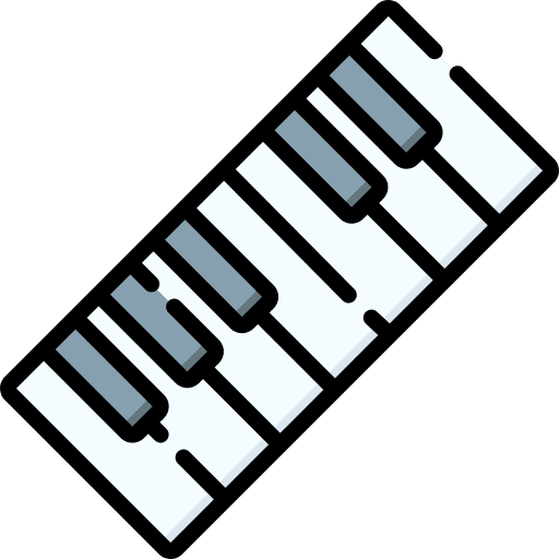 Synthesizer synthesizer organ musical instrument icon