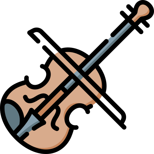 Violin violin musical instrument fiddle icon