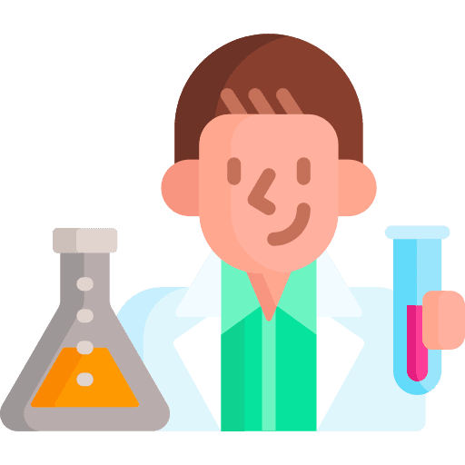 Chemist caucasian professions and jobs chemist icon