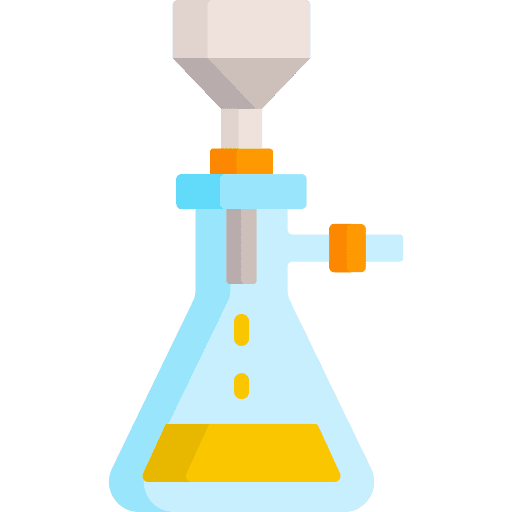 Funnel laboratory filter education icon