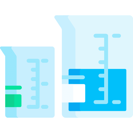Beaker chemistry education lab icon