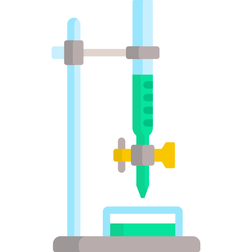 Burette tool test tube chemical icon