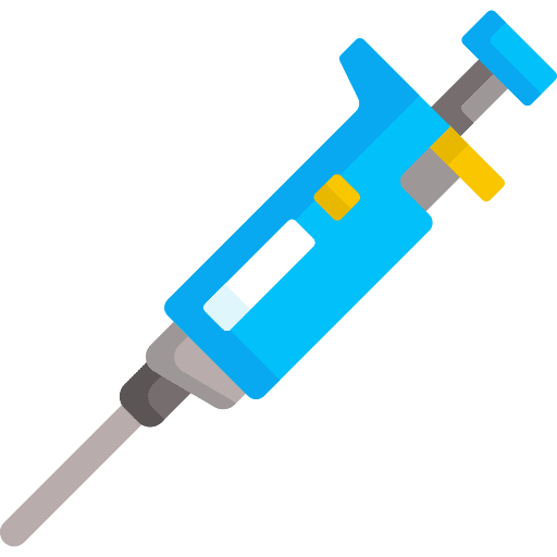 Pipette lab volumetric science icon
